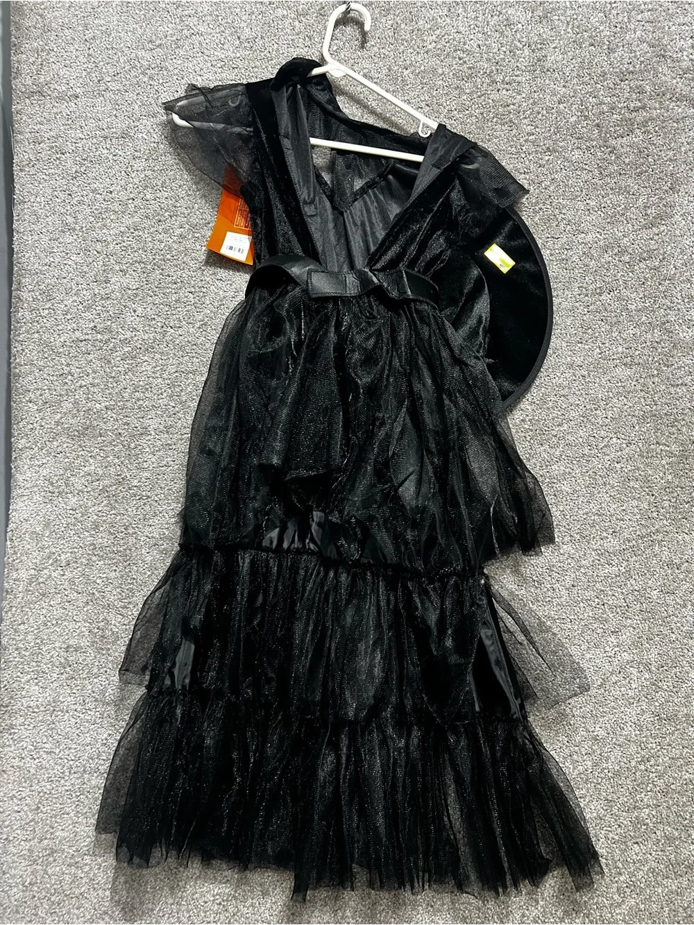 Hyde & EEK Girls Black Gothic Witch Halloween Costume Size Small 6-7